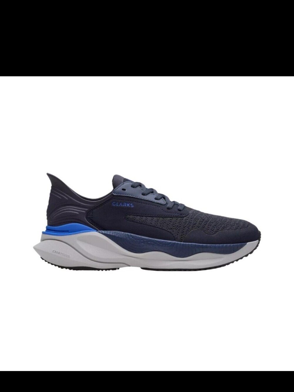 Clarks Pace Men's Navy APMA Approved Men's Walking Shoes Podiatrist Approved